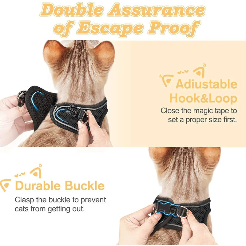 Pet Escape Proof Soft Mesh Harness