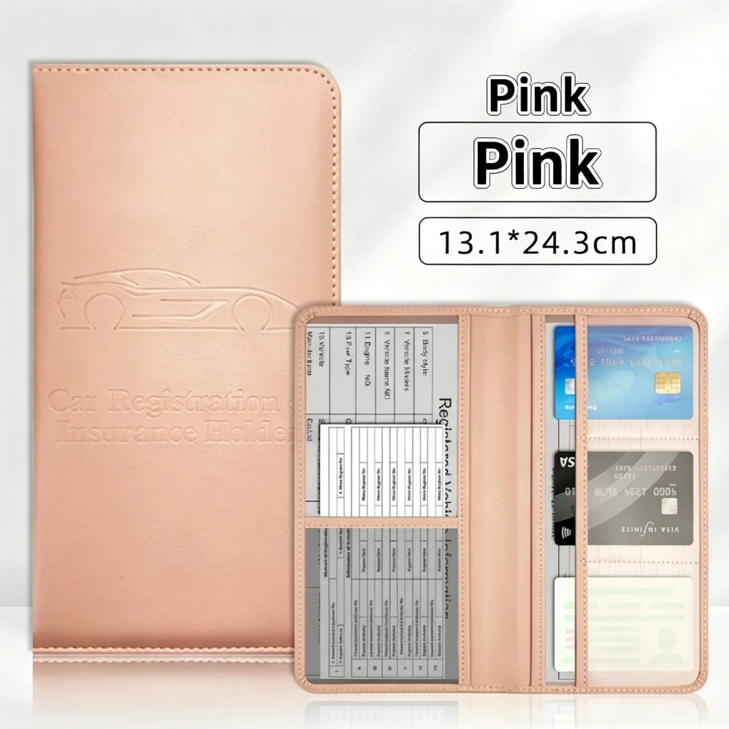 Car Registration & Insurance Card Holder