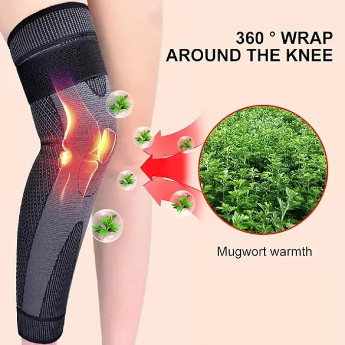 Self-Heating Mugwort Knee Wraps – Set of 2 (1 Pair)