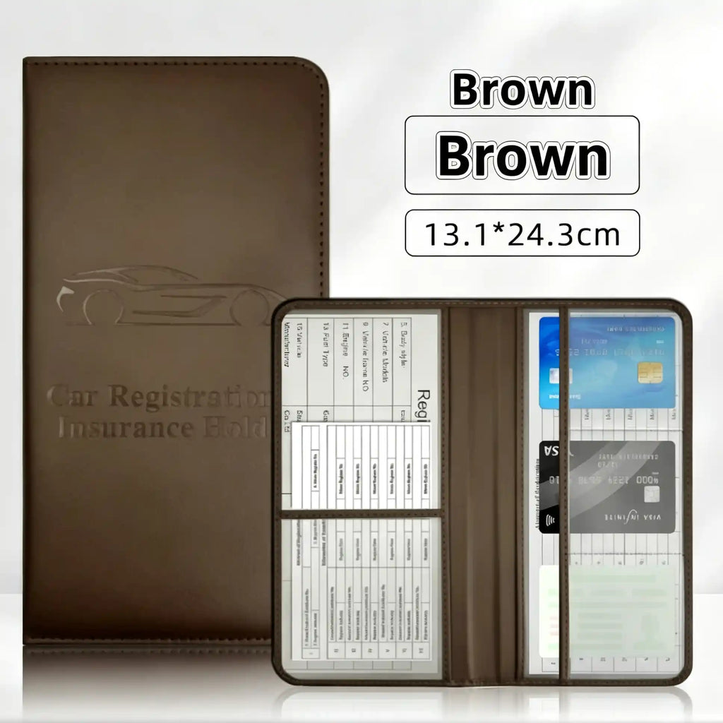 Car Registration & Insurance Card Holder