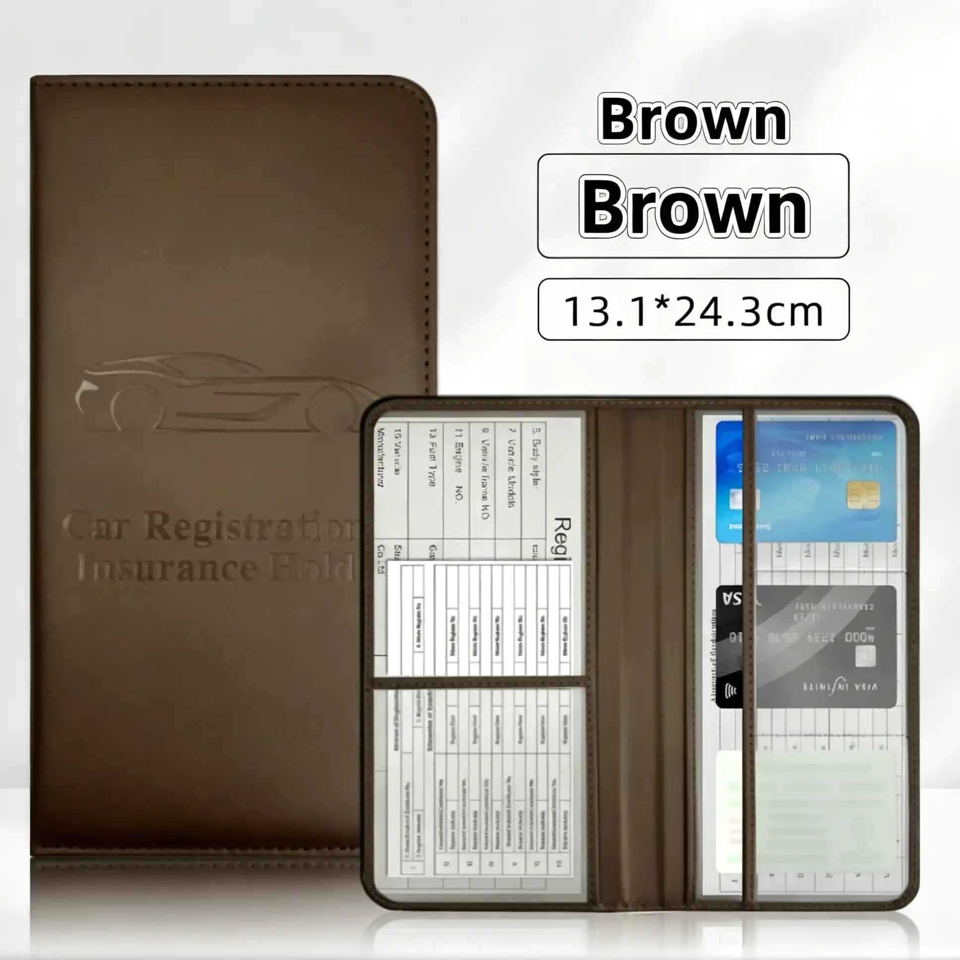 Car Registration & Insurance Card Holder
