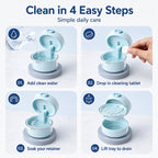 3-in-1 Retainer Cleaning Storage Case