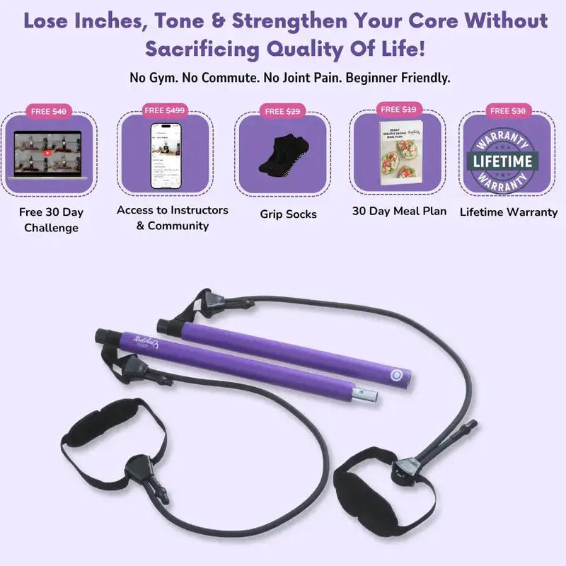 Stretched Fusion Pilates Bar