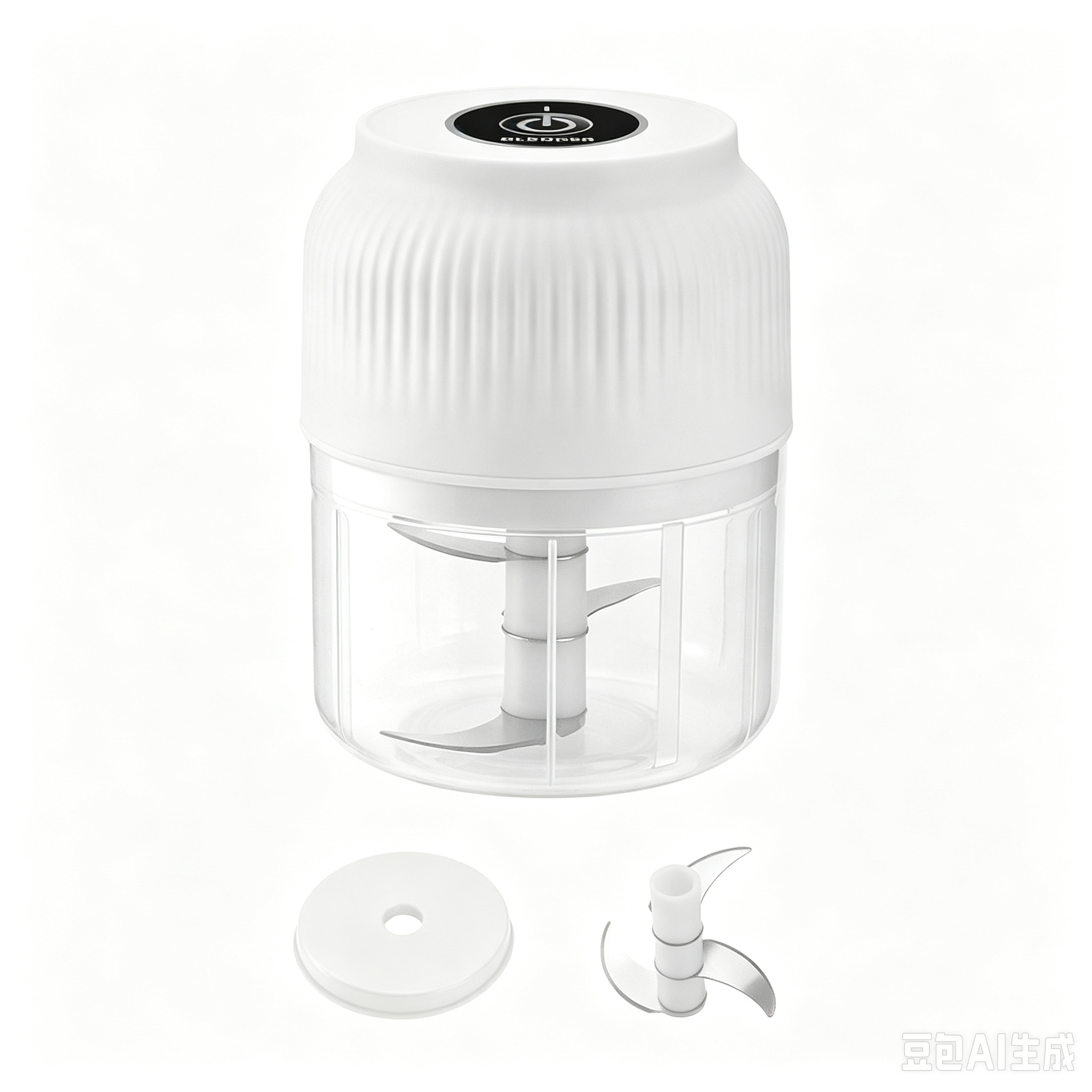 Electric Garlic Chopper, Mini Portable Veggie Cutter