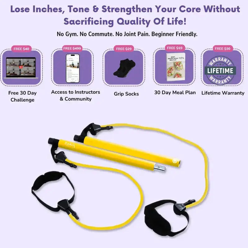 Stretched Fusion Pilates Bar