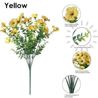 UV Resistant Colorful Artificial Flower