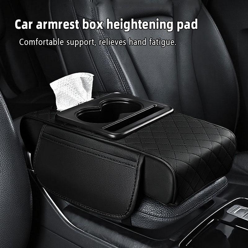 Model High Quality Leather Multifunctional Car Armrest Cushion
