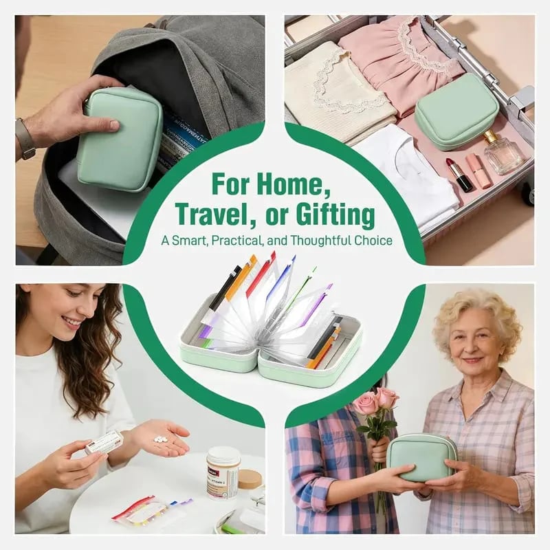 Portable Waterproof Pill Pouch Set