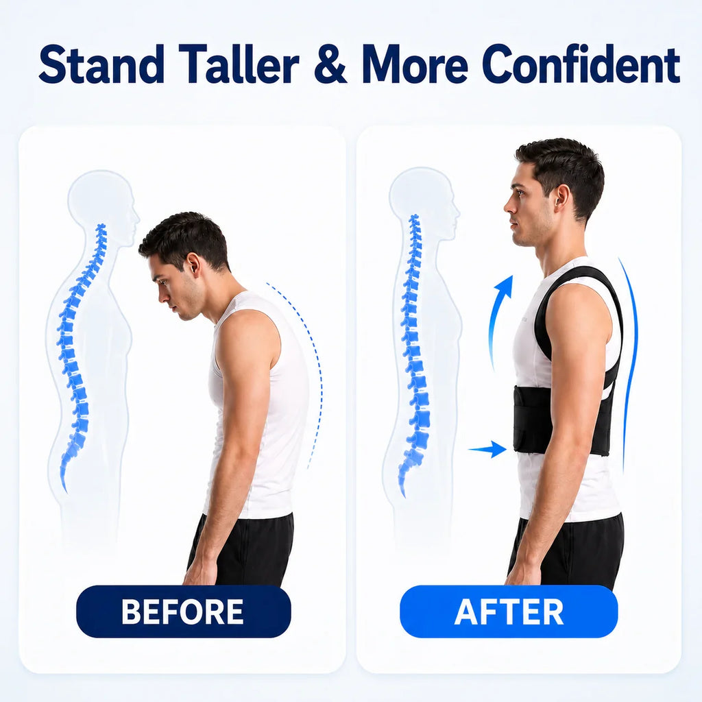 PosturaPro™ Smart Spine-Aligning Support Brace