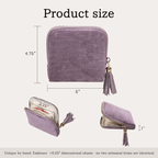 Portable Travel Jewelry Zippered Pocket Case*