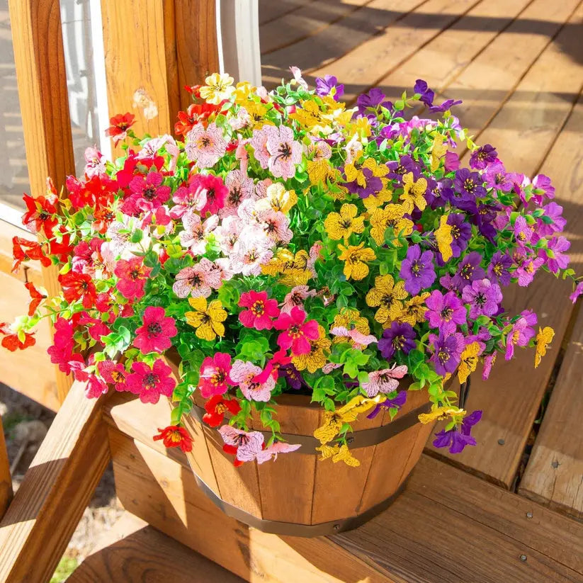 UV Resistant Colorful Artificial Flower