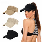 Women's High Ponytail Sun Visor Hat