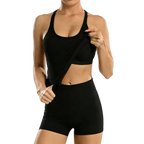 Ribbed Workout Tank Tops with Built in Bra