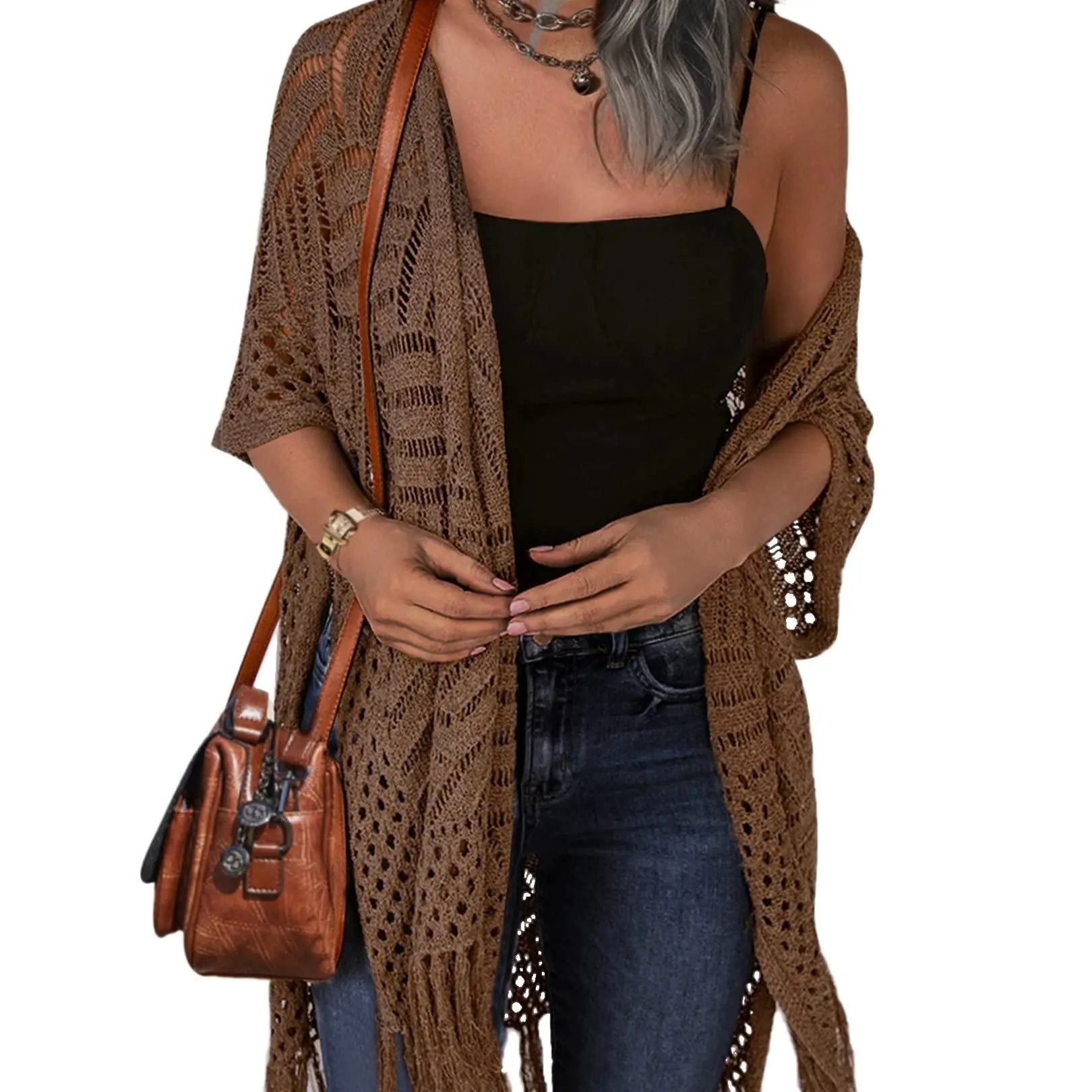 Women's Loose Plus Size Knitted Cardigan