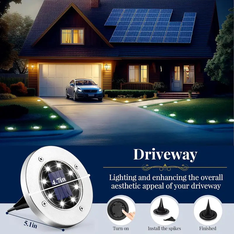 Outdoor Waterproof Solar Lights for Outside