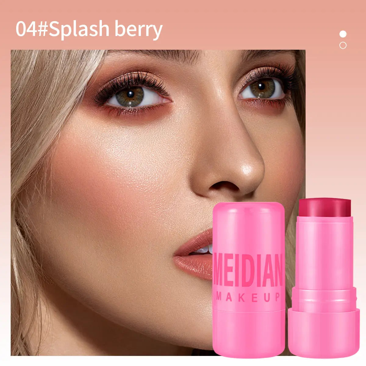 4Pcs Milk Jelly Blush Stick, Lip & Cheek Tint 4 Colors, Vegan Cruelty Free