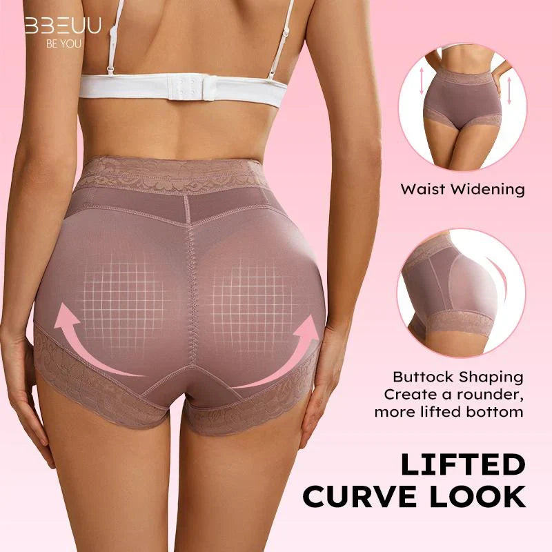 BBEUU High Waist Shapewear Panties for Women | Anti-Slip Tummy Control & Butt Lifter | Seamless Everyday Wear