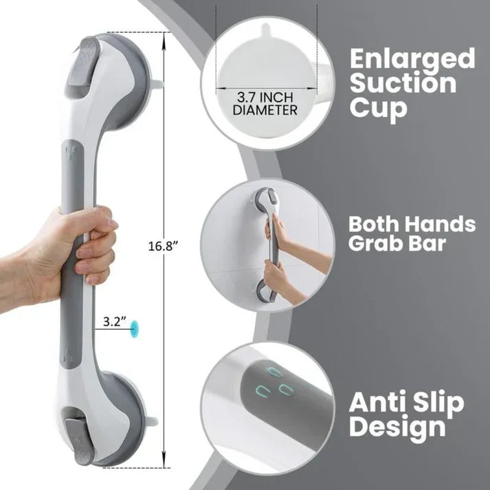 SlipSaver No-Drill 240-Lb Suction Safety Bar