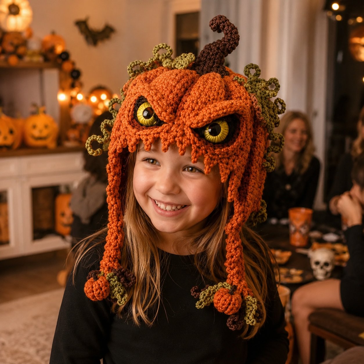Halloween Monster Hood DIY Crochet Kit