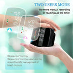 LED Wrist Blood Pressure Monitor, Adjustable Health Tracker
