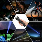2-in-1 Strong Flashlight --Digital Display Of Power