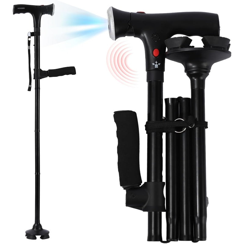 Collapsible Dual Grip Travel Cane
