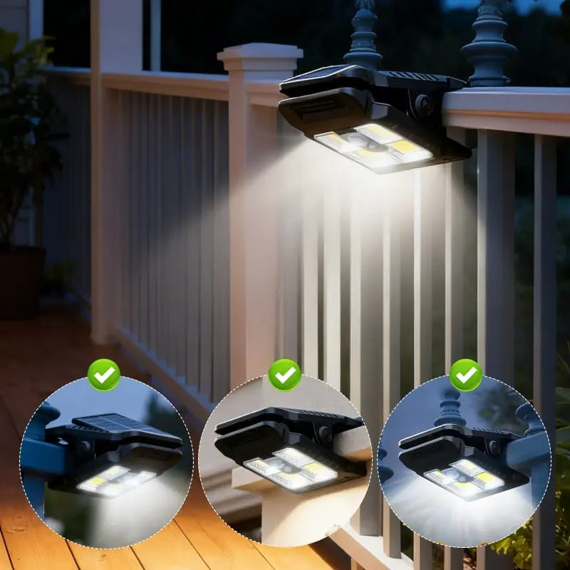 USB & Solar Powered Motion Sensor Clip Lights