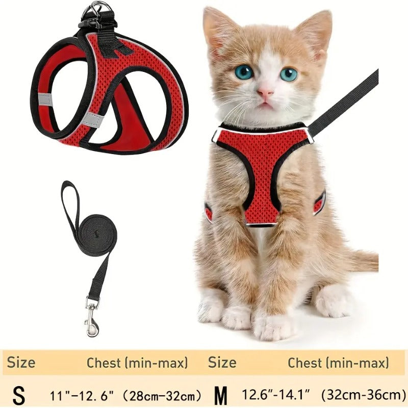 Pet Escape Proof Soft Mesh Harness