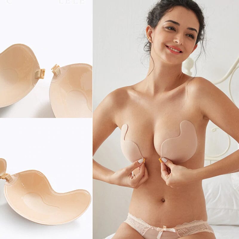 SlipStop Reusable Mango Silicone Push-Up Adhesive Bra
