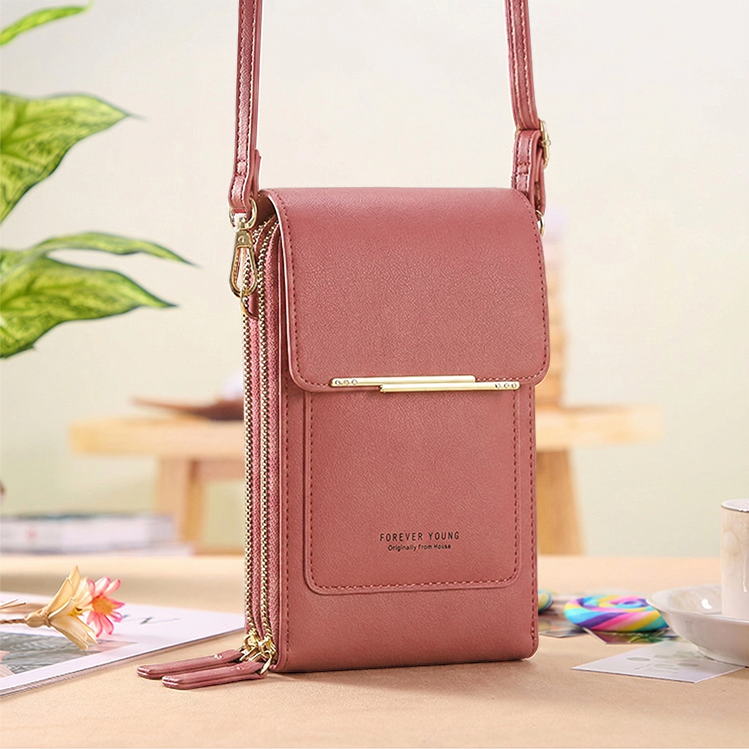 Touchscreen Crossbody Phone Wallet With Card Slots