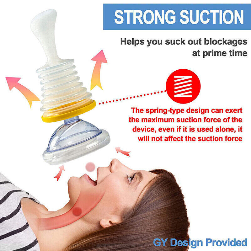 Airway Clearing Device with Manual Suction and Universal Mask Fit All Vera Mart