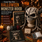 Halloween Monster Hood DIY Crochet Kit