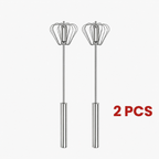 Stainless Steel Hand Push Rotary Whisk