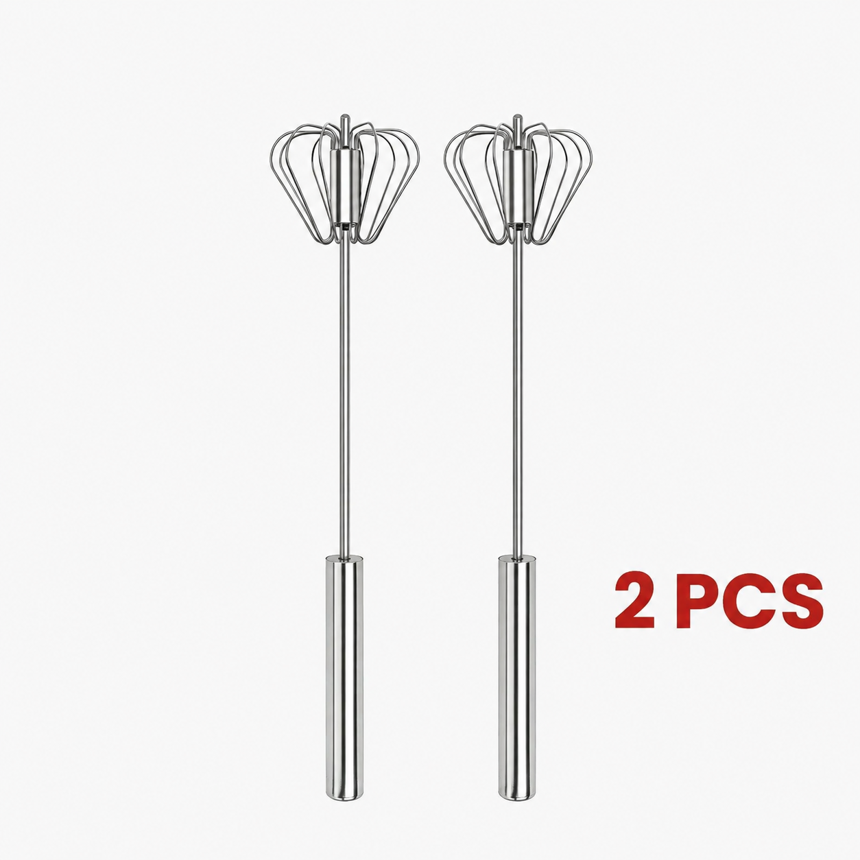 Stainless Steel Hand Push Rotary Whisk