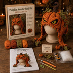 Halloween Monster Hood DIY Crochet Kit