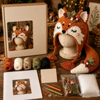 Halloween Monster Hood DIY Crochet Kit