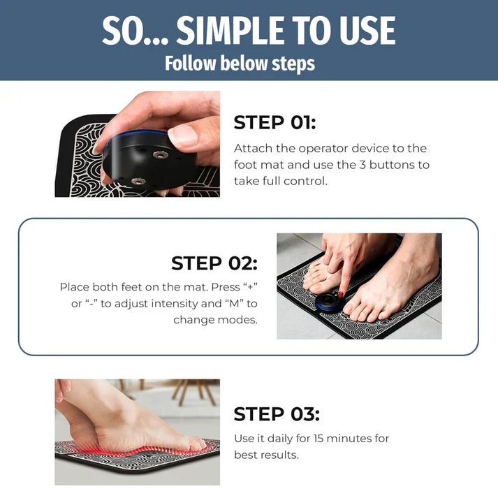 AchingFeet Saver Clinic-Grade NMES Foot Massager