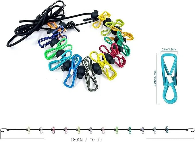 Retractable Portable Clothesline for Travel