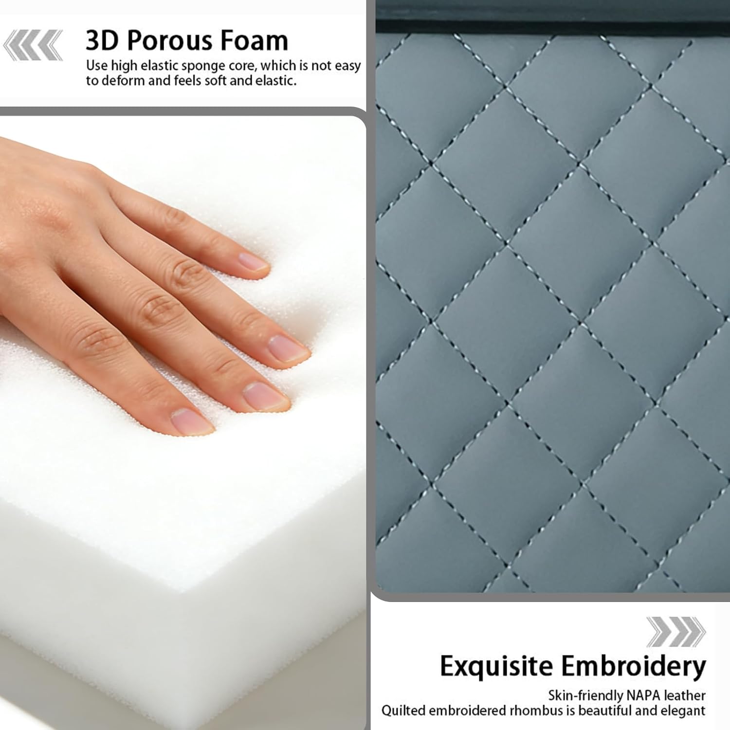 Model High Quality Leather Multifunctional Car Armrest Cushion