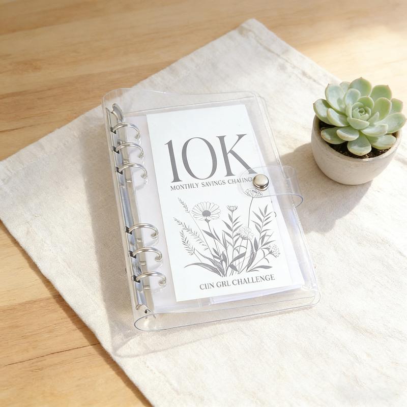 A6 12-Month Money Saving Binder