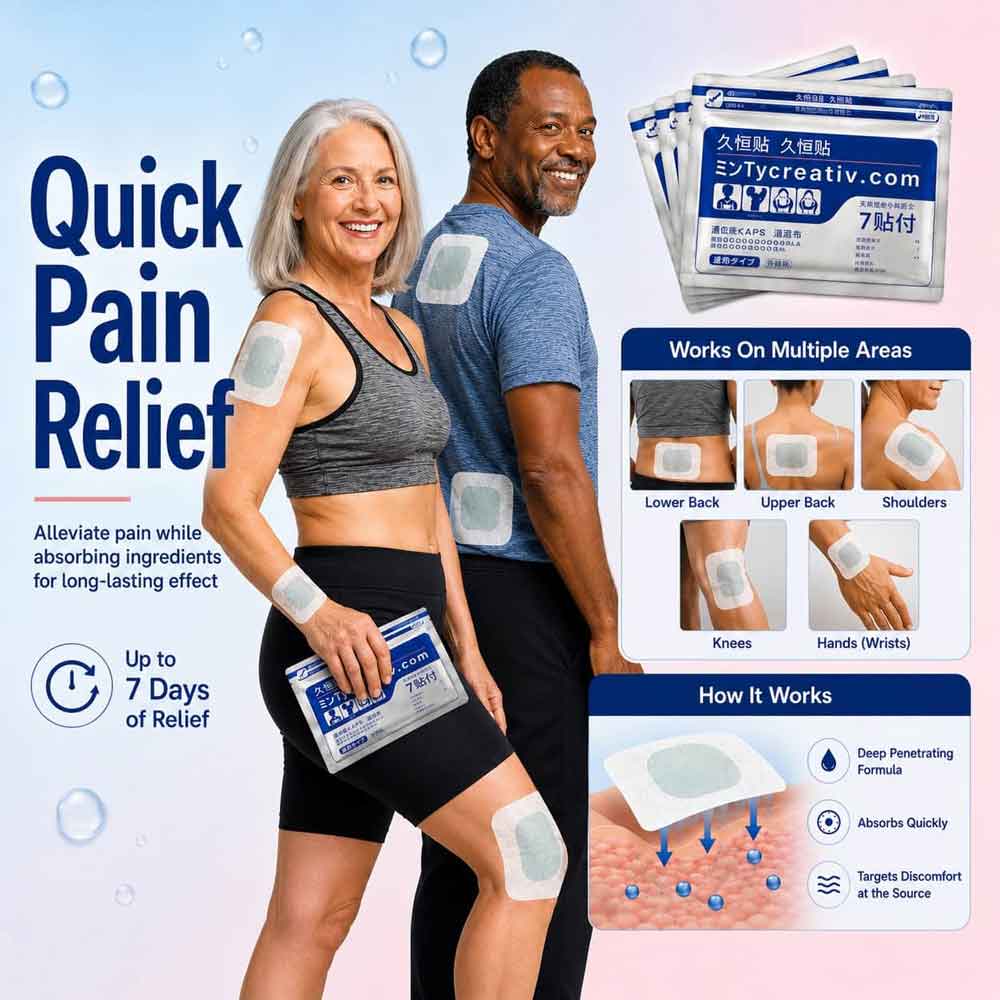 Japanese Pain Patches - High Absorption Glucosamine/chondroitin & Herbs