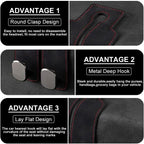 🔥Leather Car Seat Back Storage Hook, Double Hook Car Seat Hangers