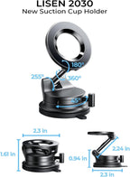 Vacuum Magnetic Suction Phone Mount