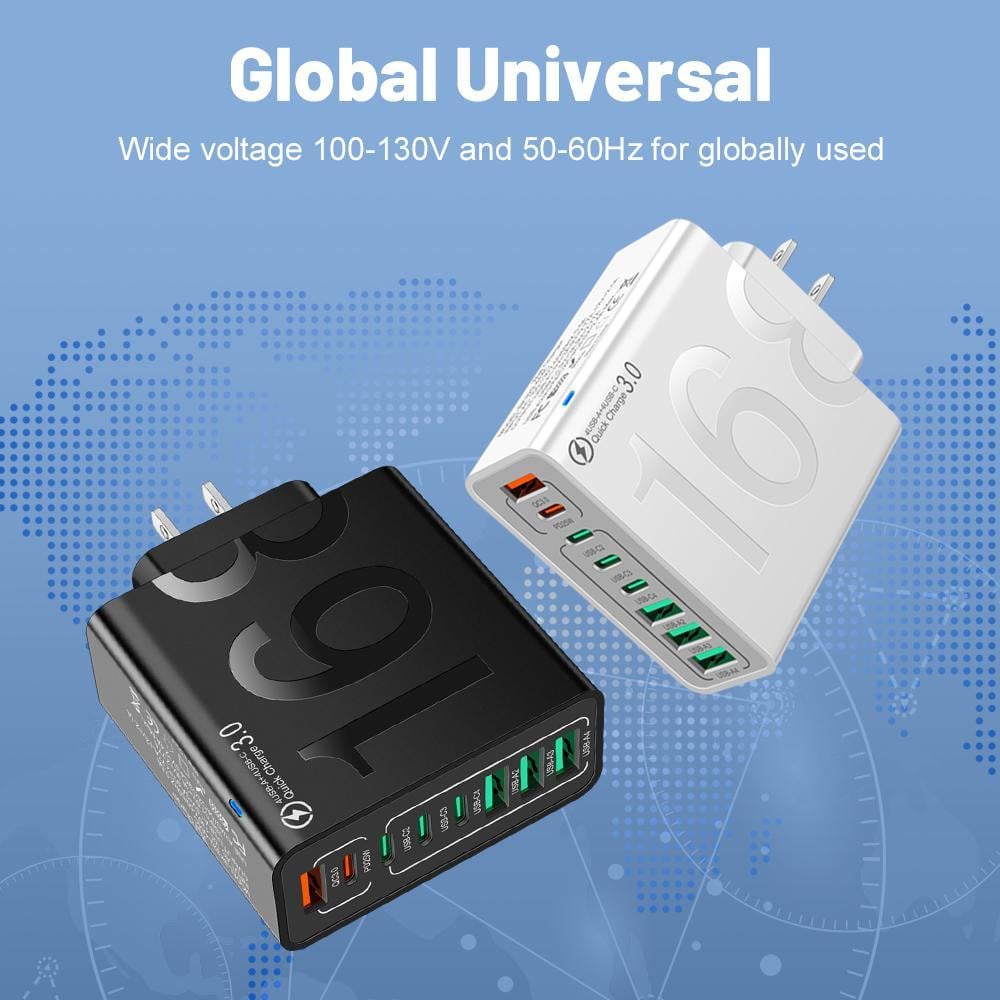 CableMess Saver Smart 8-Port Family Fast Charging Station