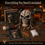 Halloween Monster Hood DIY Crochet Kit