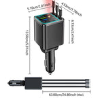 7-in-1 Retractable Car Charger