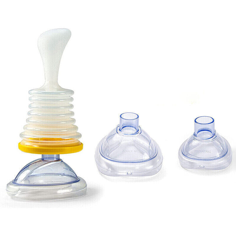 Airway Clearing Device with Manual Suction and Universal Mask Fit All Vera Mart
