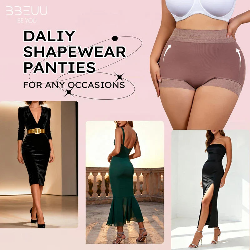BBEUU High Waist Shapewear Panties for Women | Anti-Slip Tummy Control & Butt Lifter | Seamless Everyday Wear