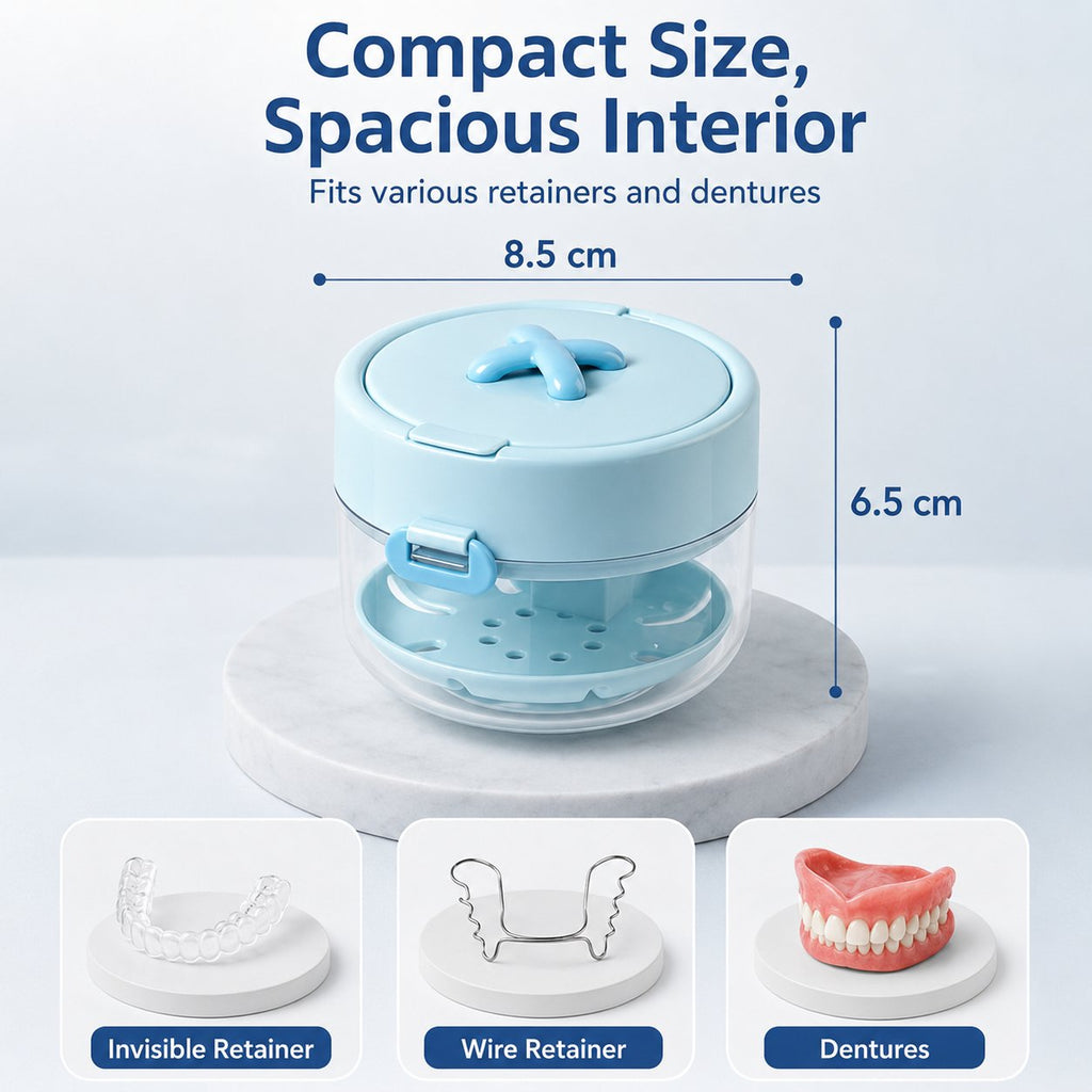 3-in-1 Retainer Cleaning Storage Case