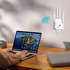 1200Mbps WiFi Extender – Covers 10,000 sq.ft & 50 Devices. 🏡✨